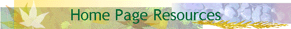 Home Page Resources