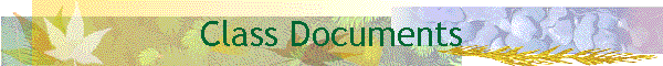 Class Documents